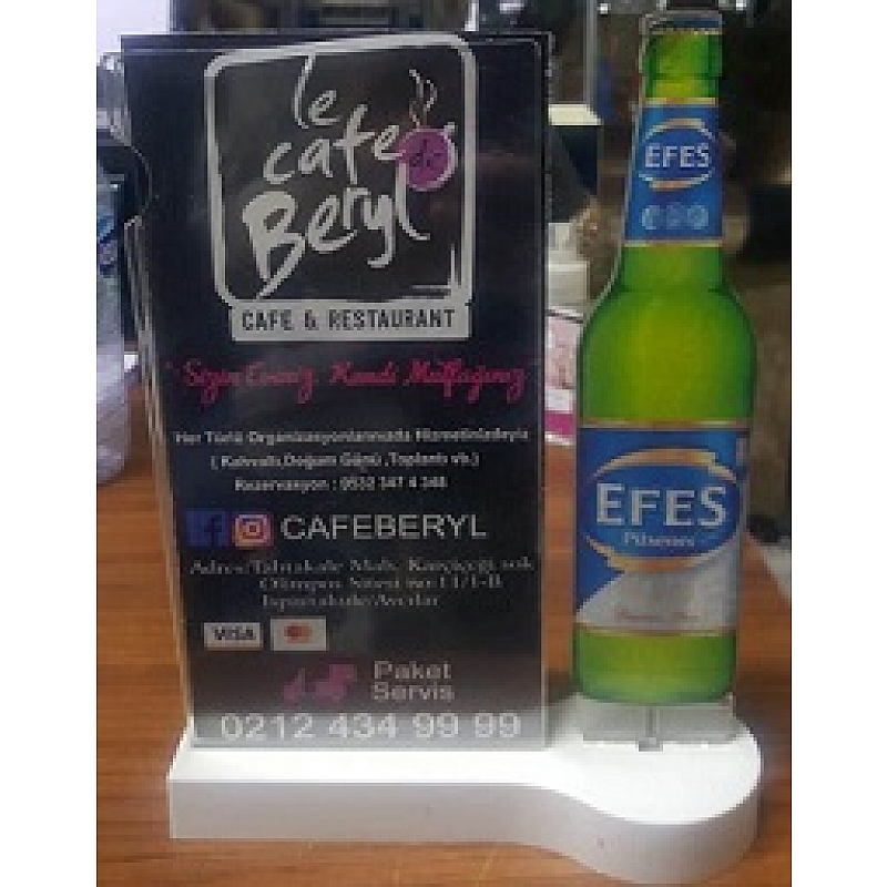 MENÜ STANDI LOKANTA-CAFE-BAR-İÇECEK ÜRETİCİLERİNE